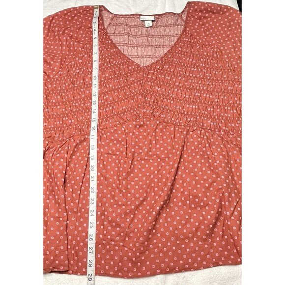 Ava & Viv Tops - Ava And Viv Blouse Womens 3X Top Short Sleeve Black